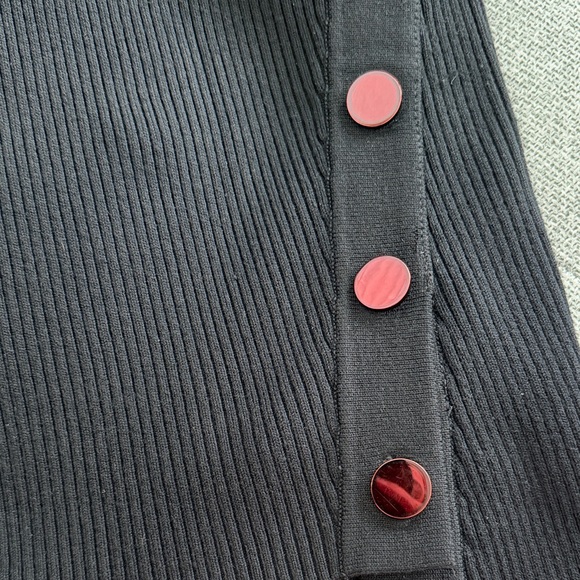 Guess by Marciano Black Sweater with Copper Buttons - Picture 3 of 16